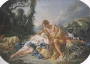Francois Boucher Daphnis and Chloe painting